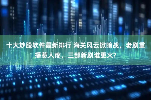 十大炒股软件最新排行 海关风云掀暗战，老剧重播惹人疼，三部新剧谁更火?